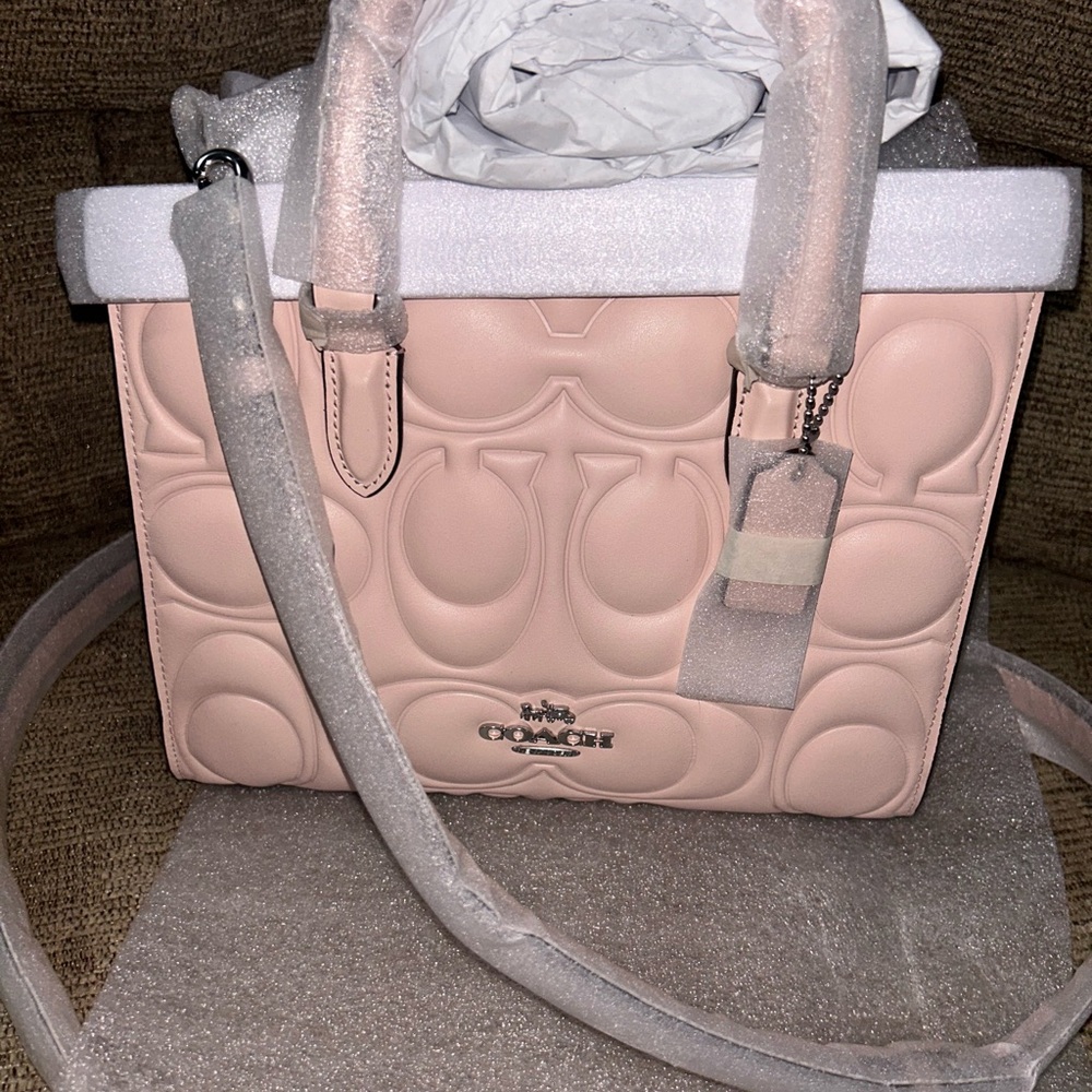 NWT Coach Quilted Signature Leather Tote